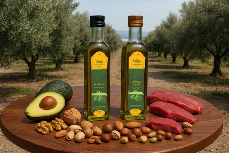 کالری روغن زیتون بکر