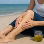 روغن زیتون فرابکر و نمک دریا: اسکراب بدن و سم‌زدایی طبیعی